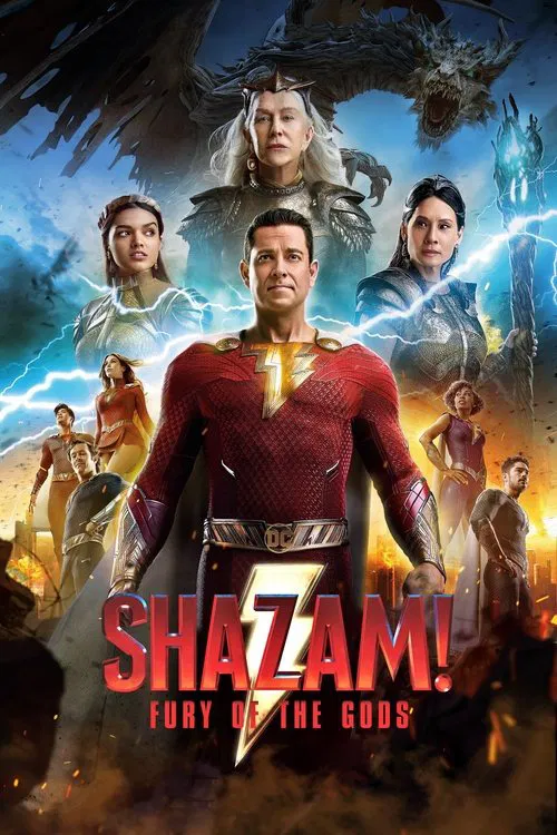 Shazam! Tanrıların Öfkesi (2023) film posteri