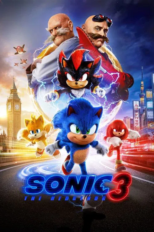 Kirpi Sonic 3 (2024) film posteri